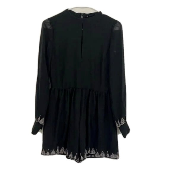 SALE  HOUSE OF HARLOW 1960 x REVOLVE Black ‘Hendrix’ Romper - Picture 5 of 5